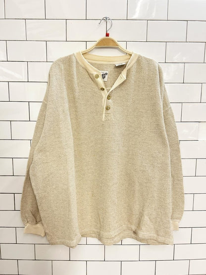 vintage 00s river washed jeans oversized cotton sweatshirt - good market thrift store