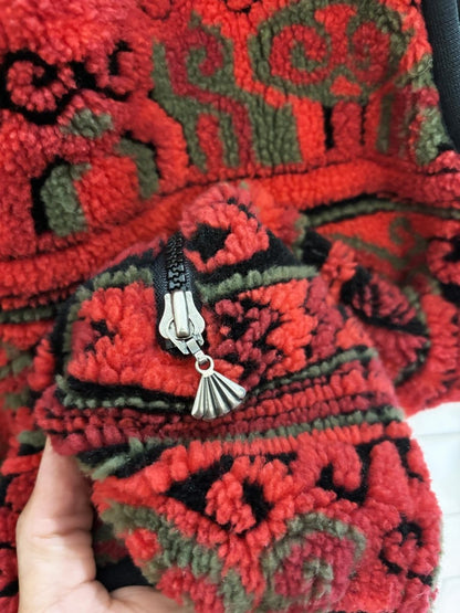 vintage 90s duffel sportswear fleece zip up vest | made in usa - good market thrift store