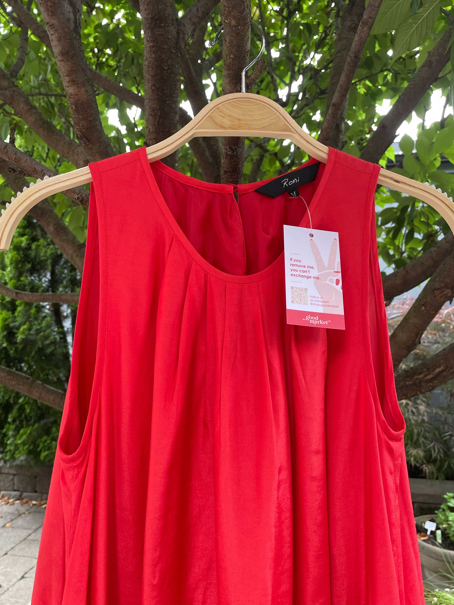 roni silk blend bubble hem sleeveless dress