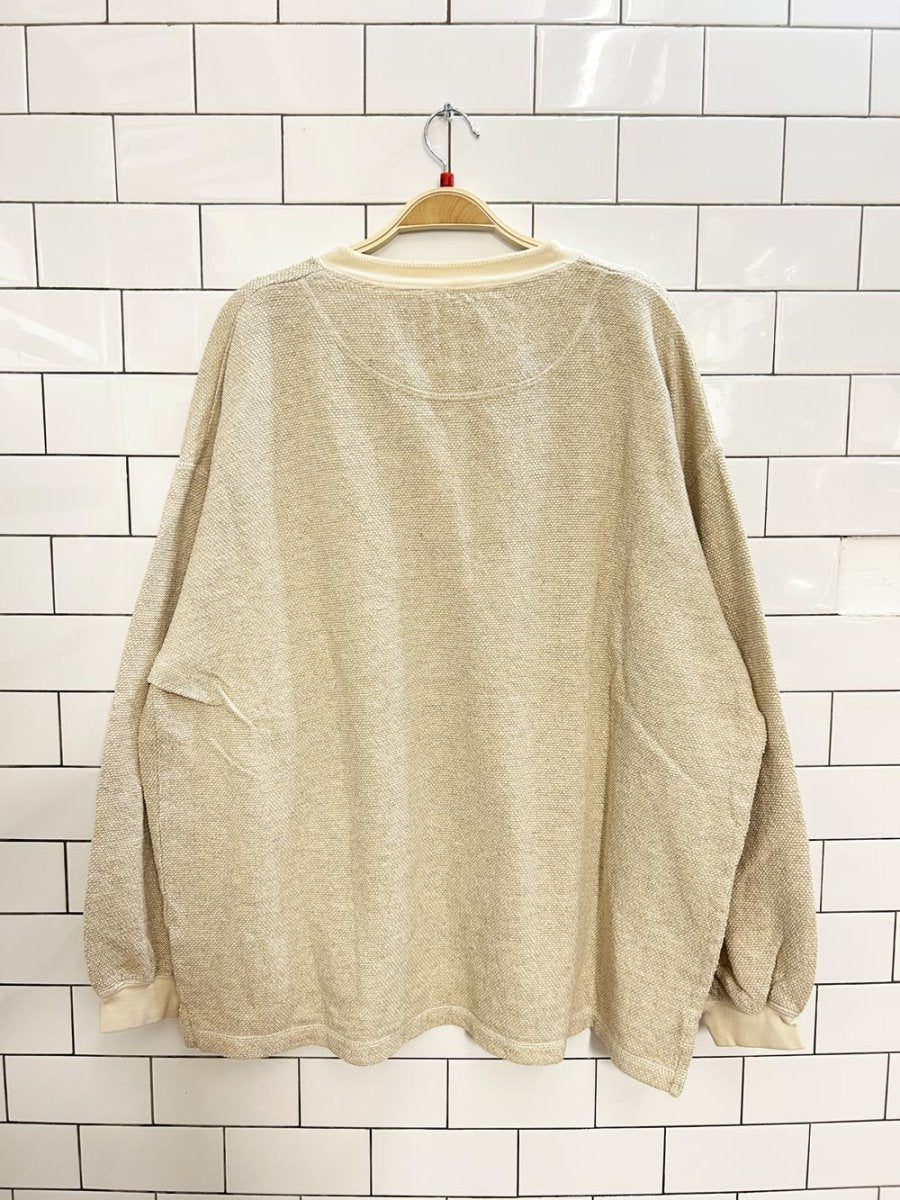 vintage 00s river washed jeans oversized cotton sweatshirt - good market thrift store