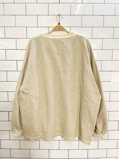 vintage 00s river washed jeans oversized cotton sweatshirt - good market thrift store