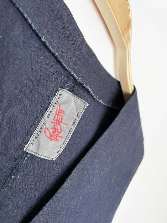 vintage 90s panchetti ramie - blend vest - good market thrift store