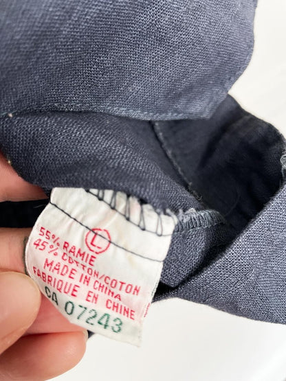 vintage 90s panchetti ramie - blend vest - good market thrift store