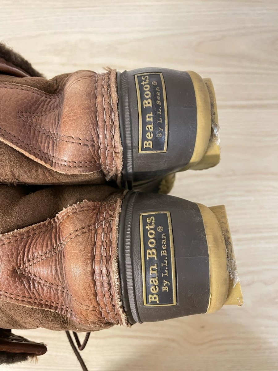 ll bean 'bean boots' shearling lined - good market thrift store