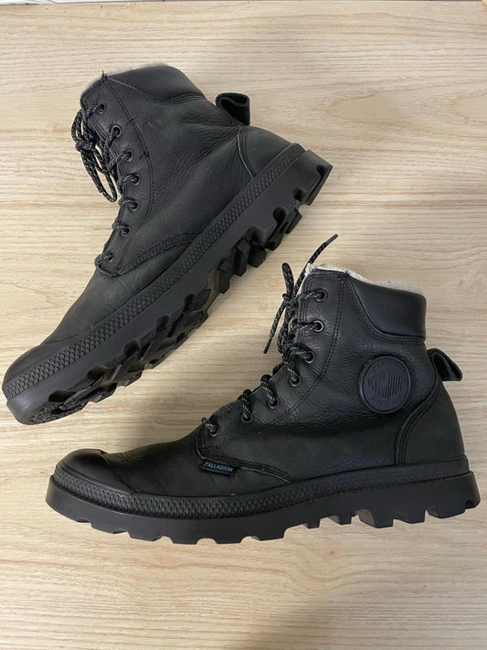 palladium pampa leather waterproof fleece lined boot - good market thrift store