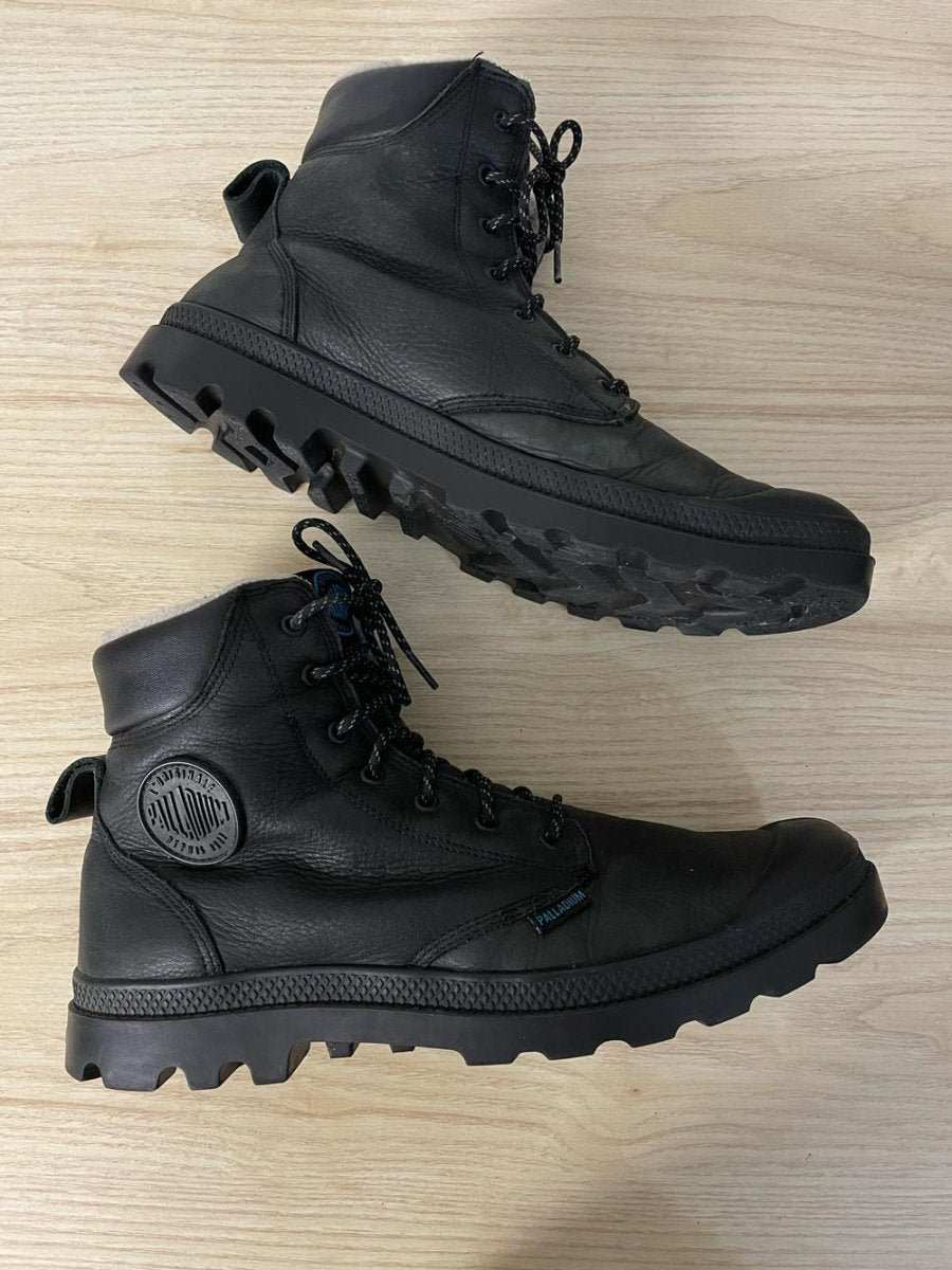 palladium pampa leather waterproof fleece lined boot - good market thrift store