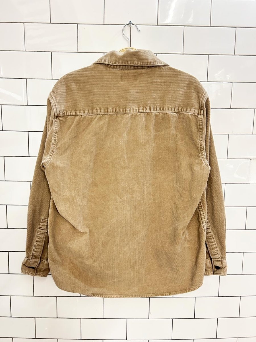 full soul corduroy zip shirt jacket - good market thrift store
