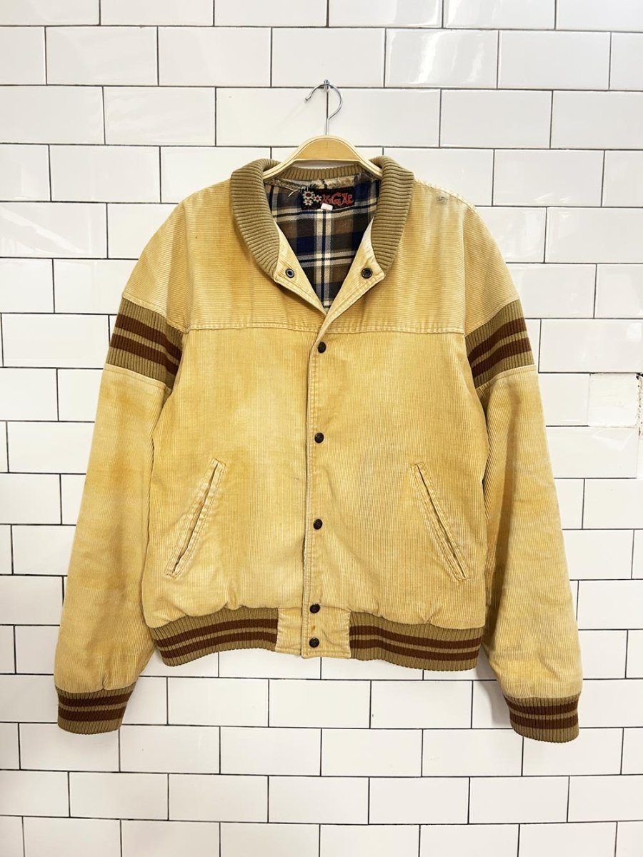 vintae 70s hi gear corduroy flannel lined jacket - good market thrift store