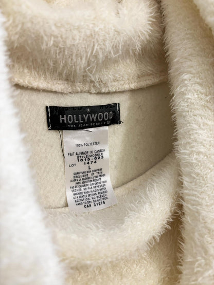 y2k hollywood cowl neck eyelash long sleeve top - good market thrift store