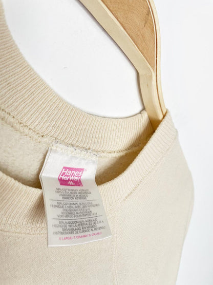 vintage 90s hanes crochet lighthouse raglan sweatshirt - good market thrift store