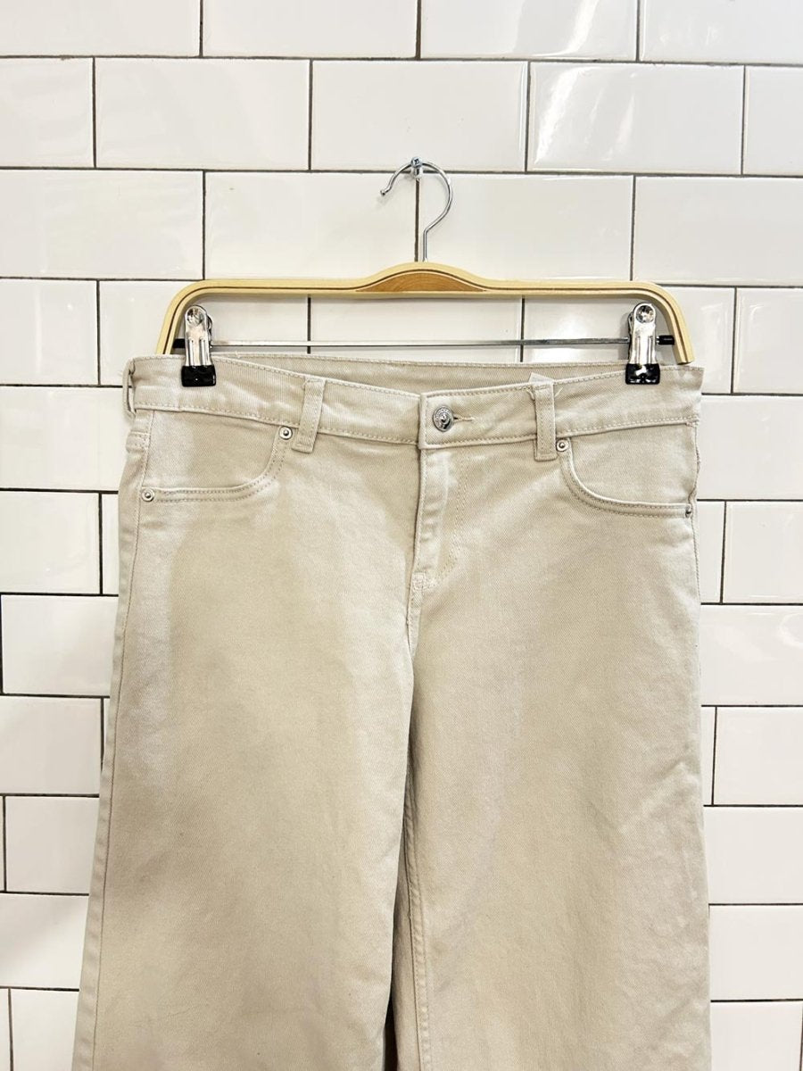 h&m mid - rise wide leg pants - good market thrift store