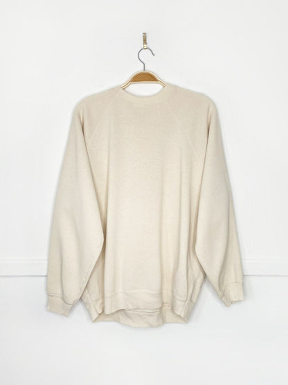 vintage 90s hanes crochet lighthouse raglan sweatshirt - good market thrift store