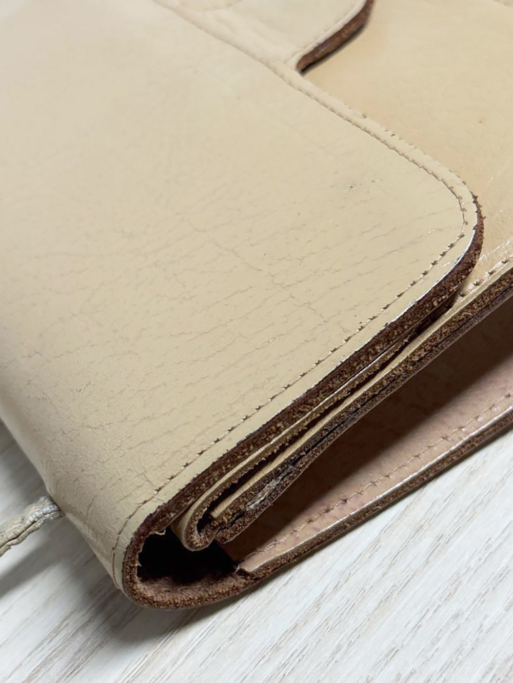 vintage mundi leather mini mirror crossbody bag