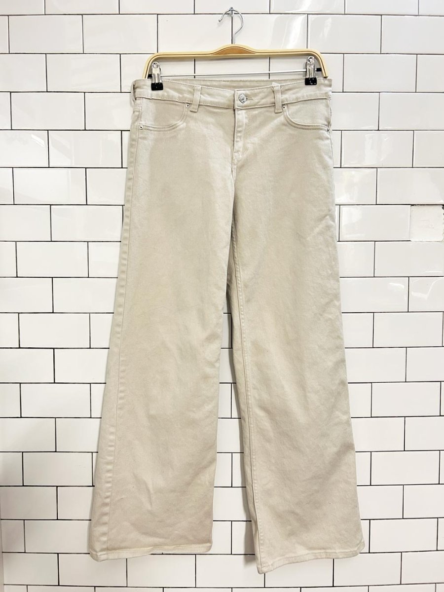h&m mid - rise wide leg pants - good market thrift store