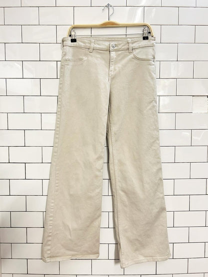 h&m mid - rise wide leg pants - good market thrift store
