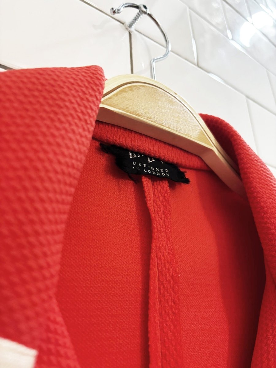 vintage 60s designed in london piped trim blazer - good market thrift store