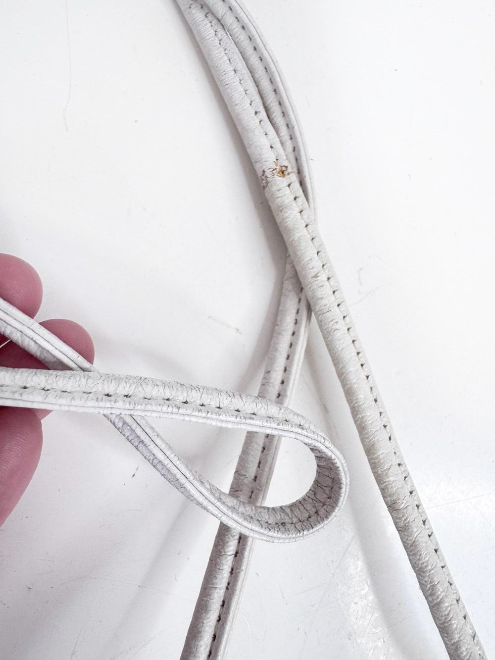 vintage lanvin pebbled leather small crossbody bag | made in France