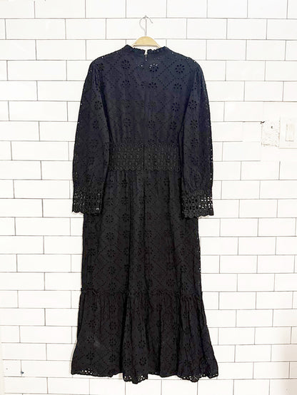 adiva boho eyelet lace maxi dress