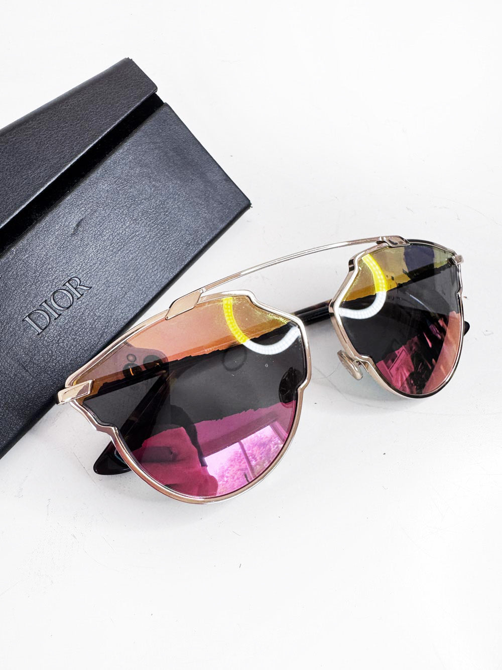 dior so real tinted sunset browbar sunglasses | made in Italy