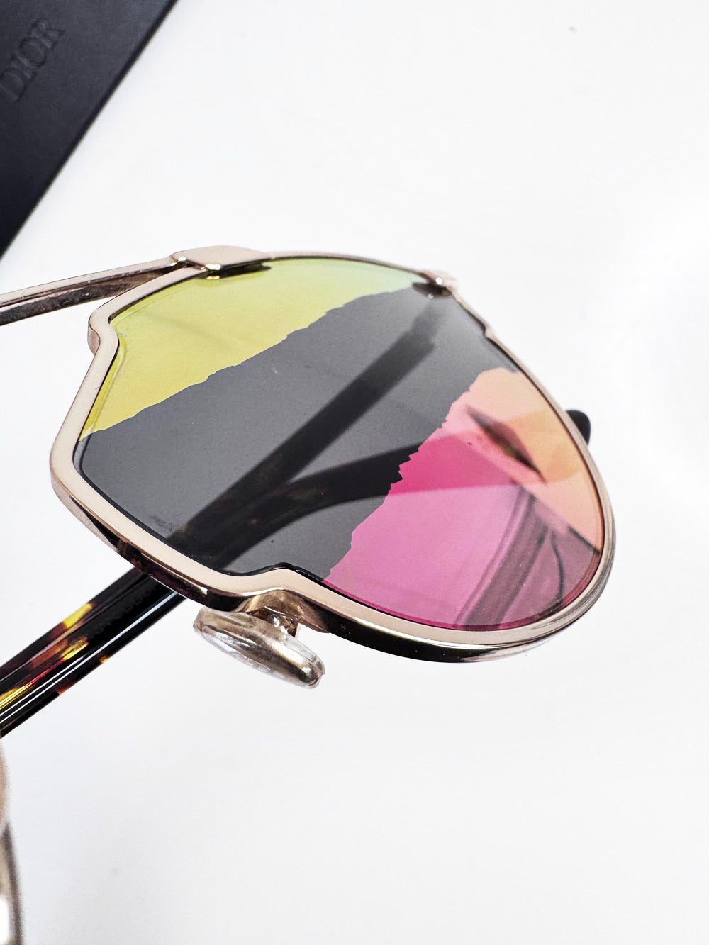 dior so real tinted sunset browbar sunglasses | made in Italy