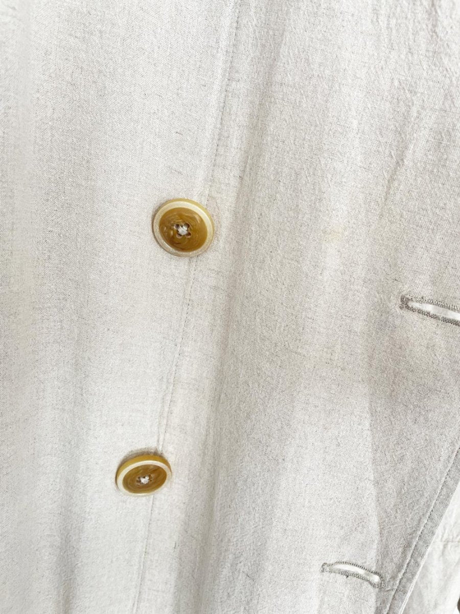 free people sweet melody linen - blend lagenlook duster jacket - good market thrift store