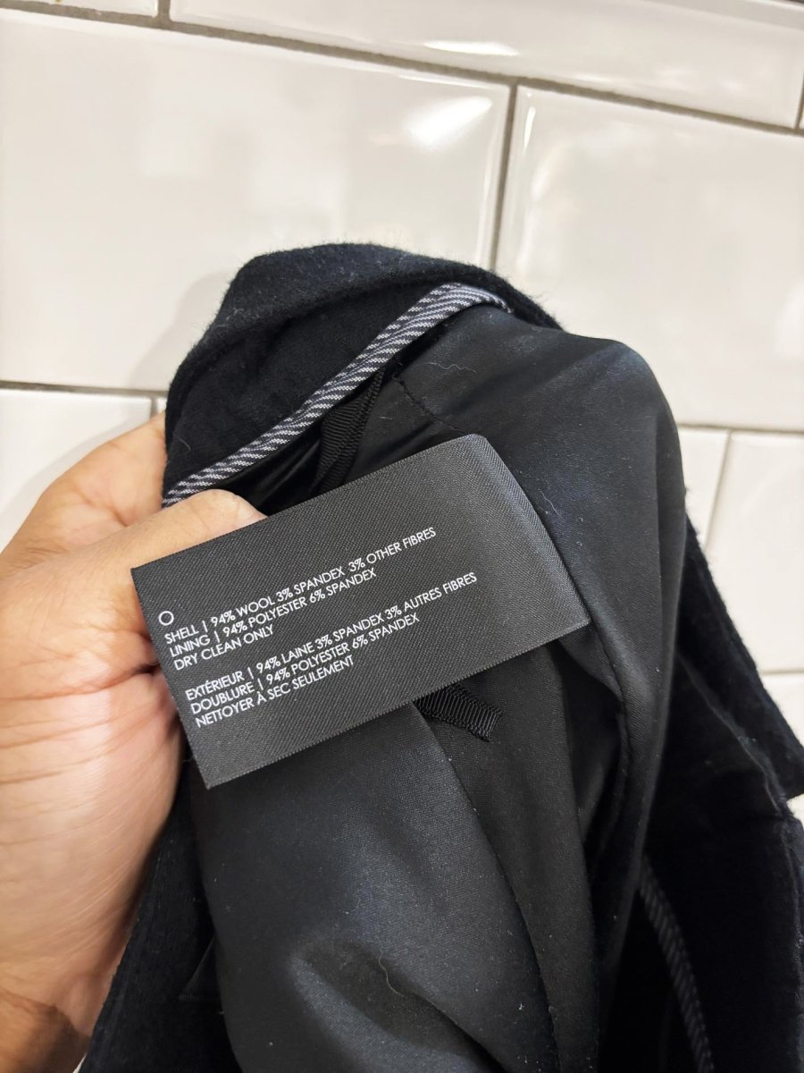 club monaco wool - blend wide leg trouser - good market thrift store