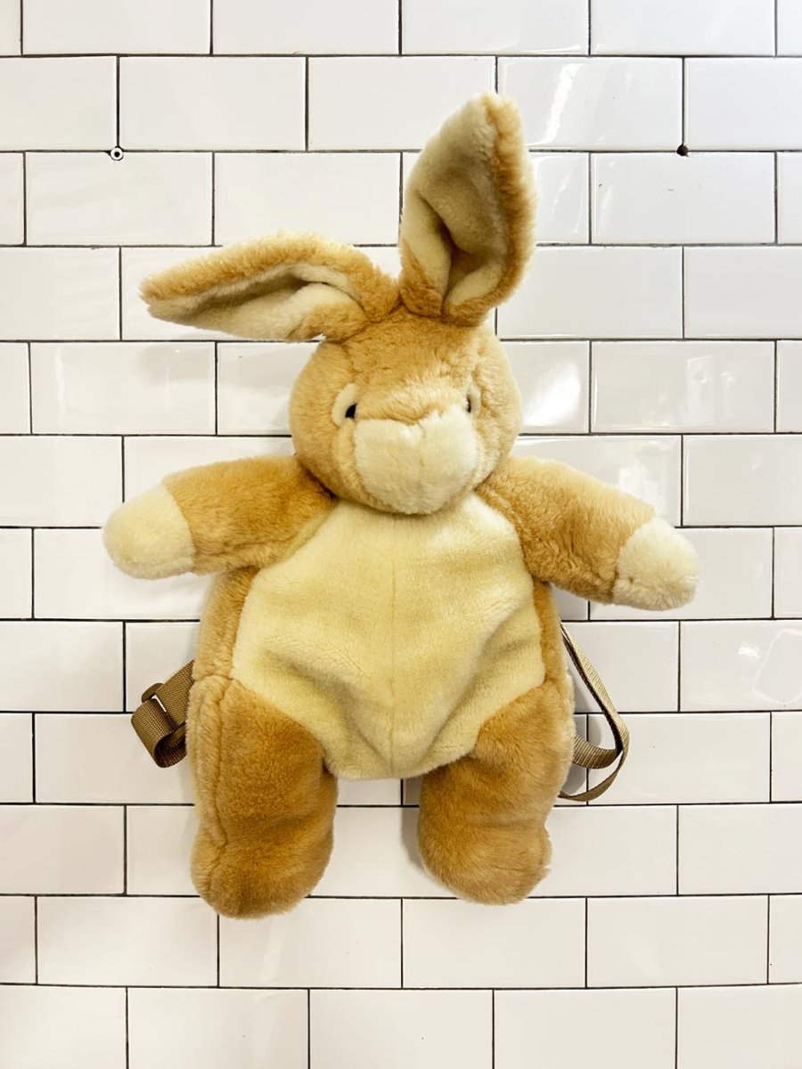 vintage 90s jay - gun plush bunny backpack - good market thrift store