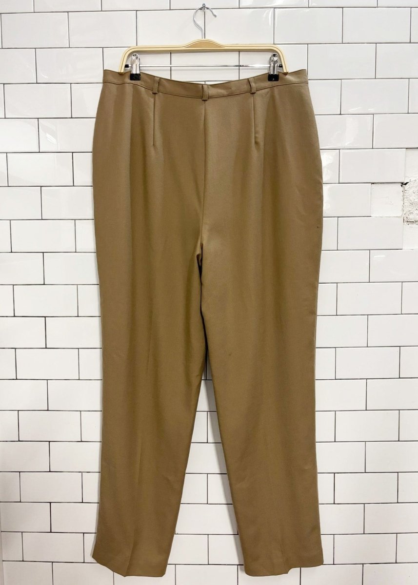 vintage 90s conrad c 100% wool pleated trousers - good market thrift store