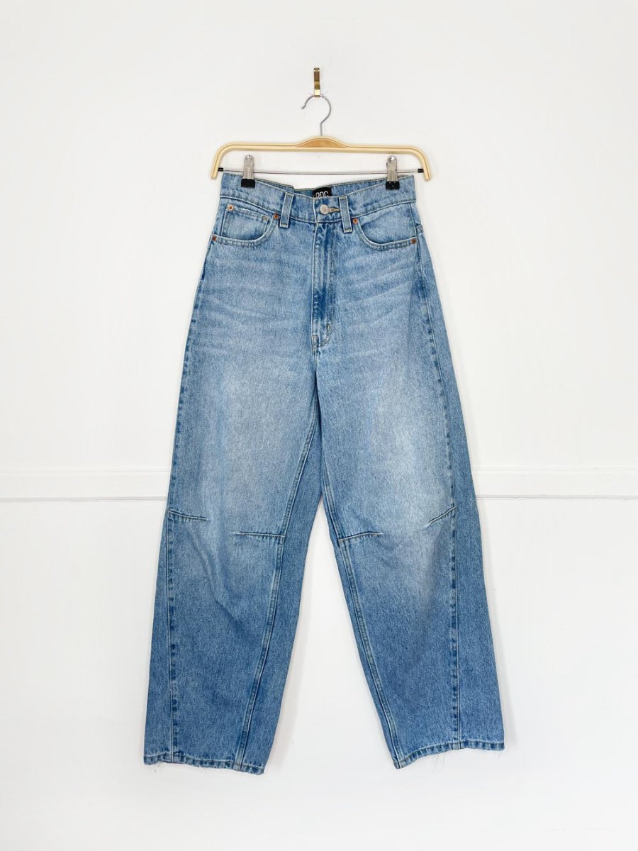 UO bdg high rise extreme baggy barrel leg jeans - good market thrift store