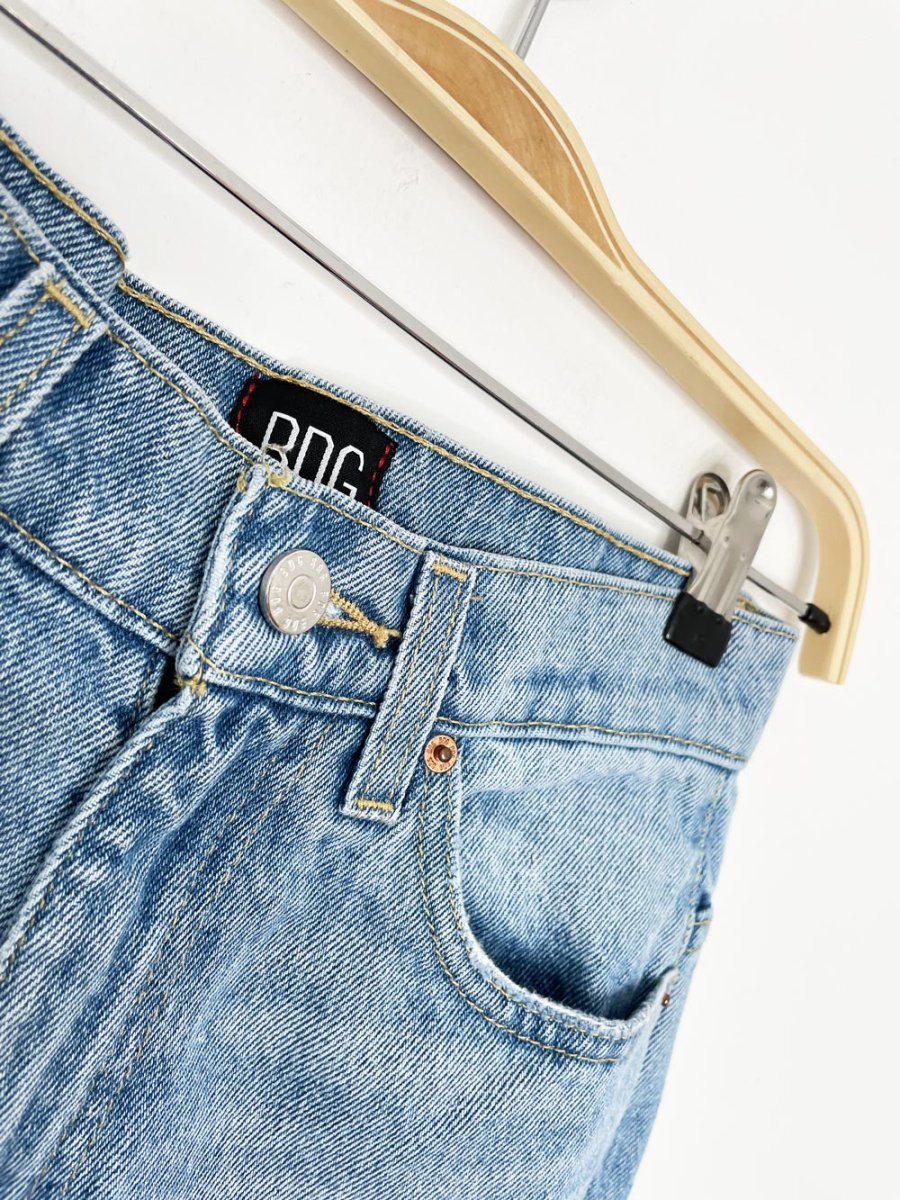 UO bdg high rise extreme baggy barrel leg jeans - good market thrift store