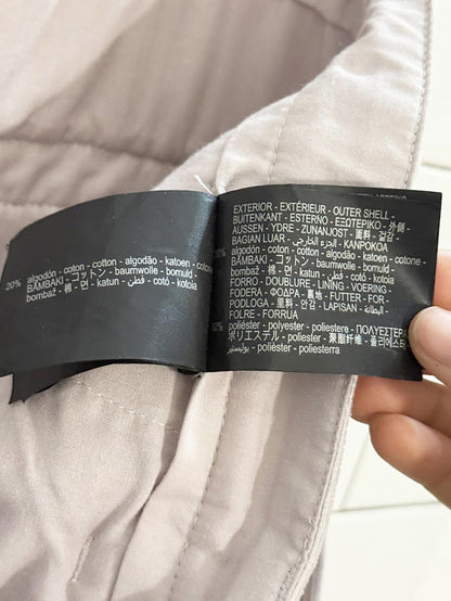 zara chunky cord pleated cuffed trousers