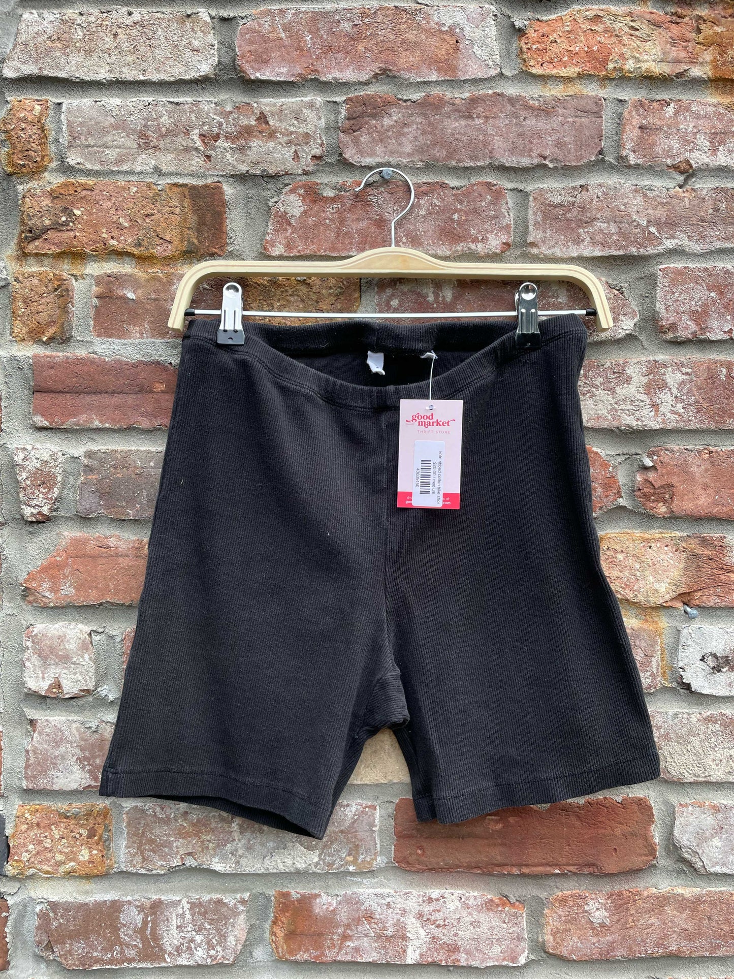 kotn ribbed cotton bike short
