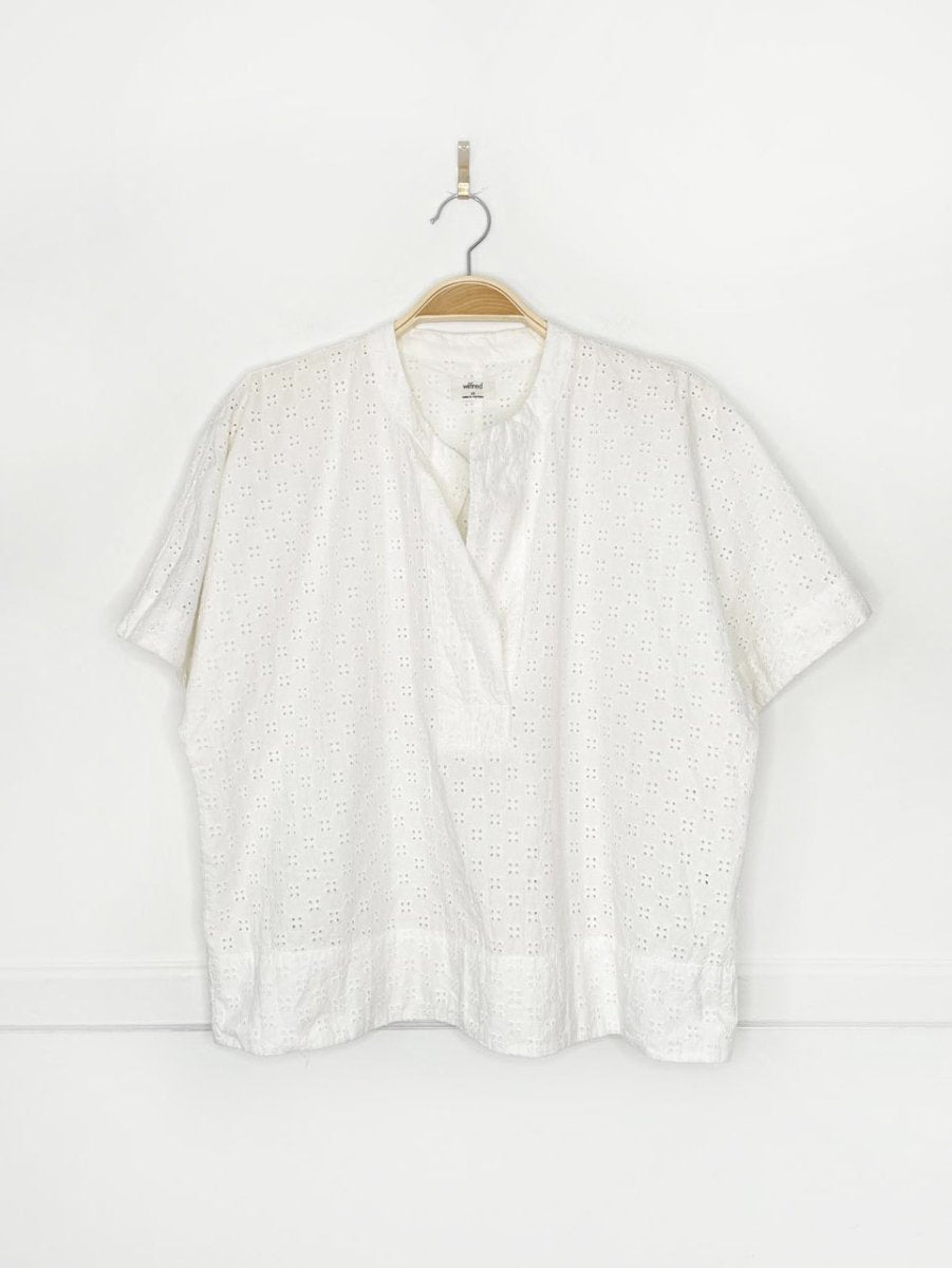 wilfred loren eyelet blouse | aritzia - good market thrift store