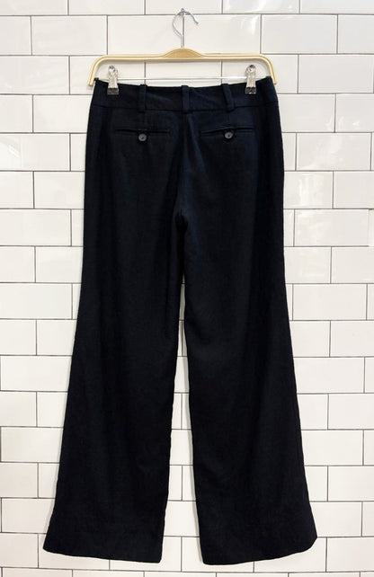 club monaco wool - blend wide leg trouser - good market thrift store