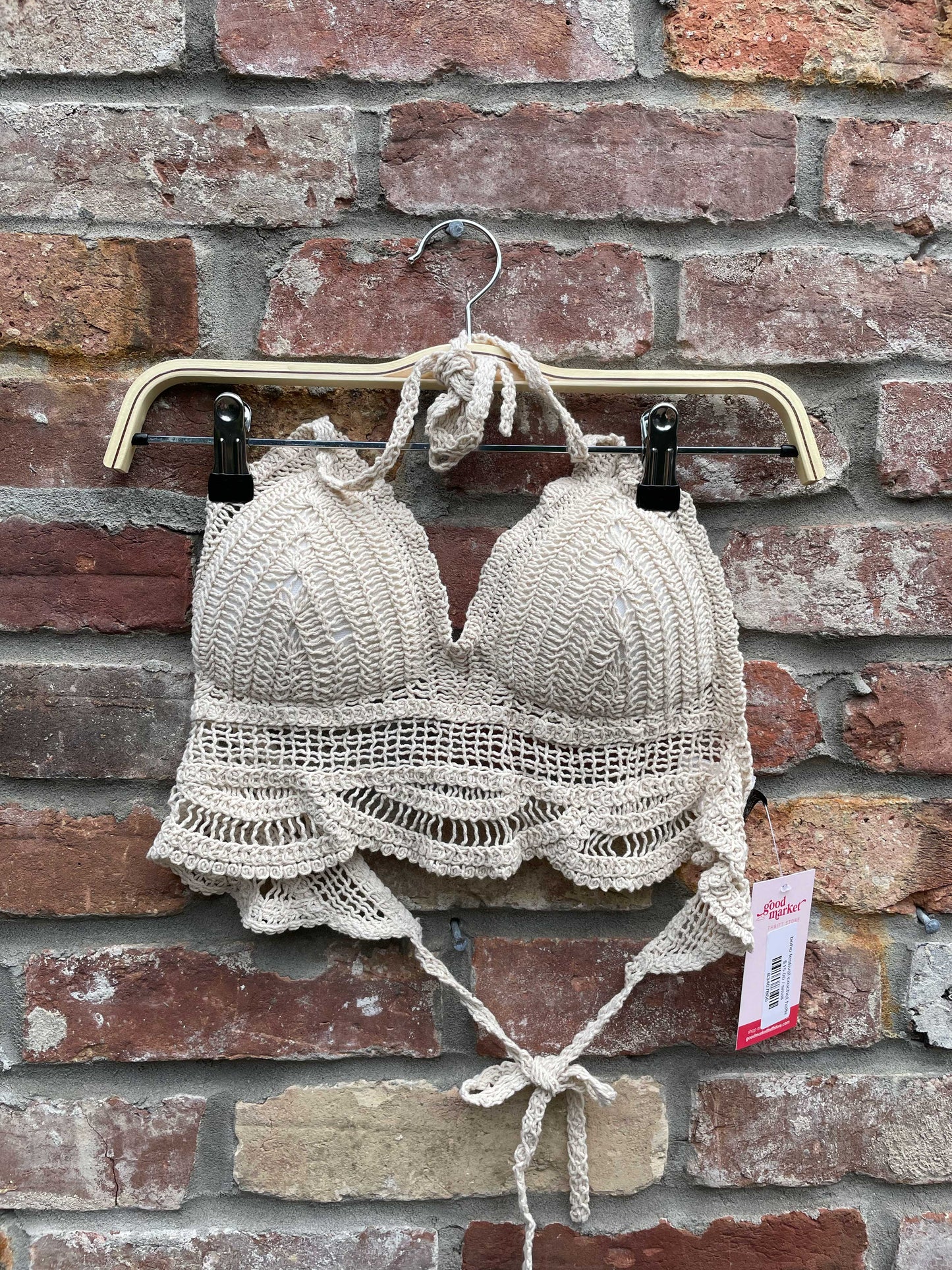 boho festival crochet halter