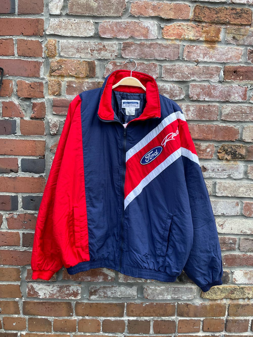 vintage 90s ford racing puffer jacket