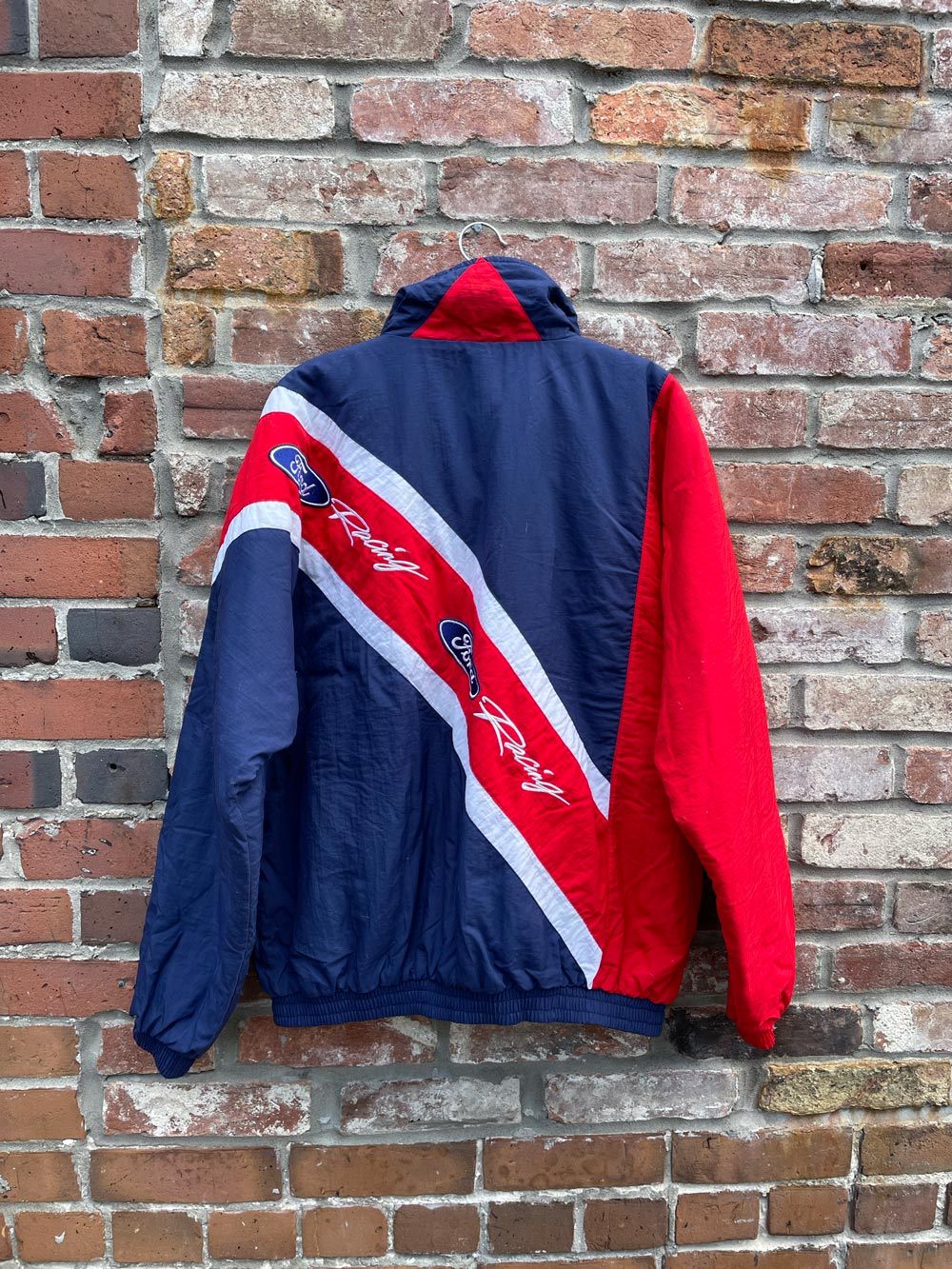 vintage 90s ford racing puffer jacket
