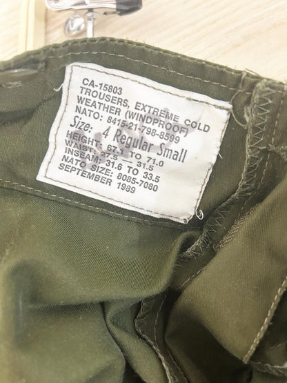 vintage 80s canadian military cargo parachute pants - good market thrift store