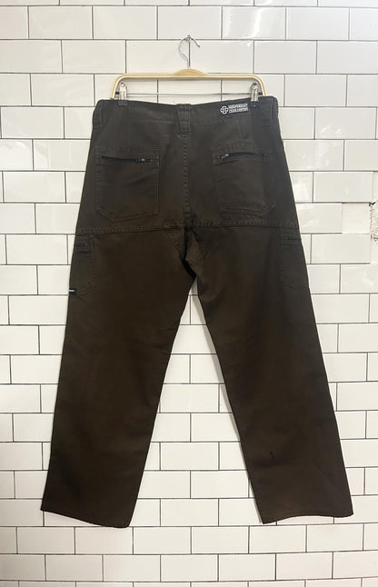 vintage 00s independant trucks wide leg utility skate pants - good market thrift store