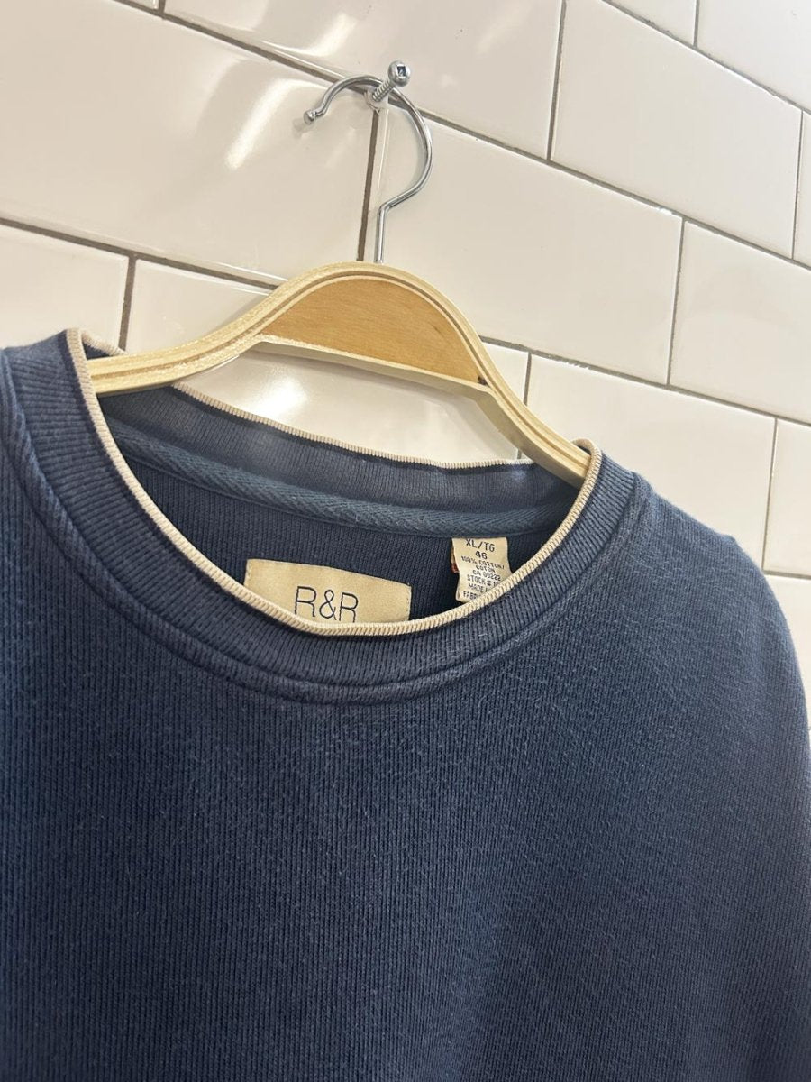 vintage 00s r&r oversized sweatshirt - good market thrift store