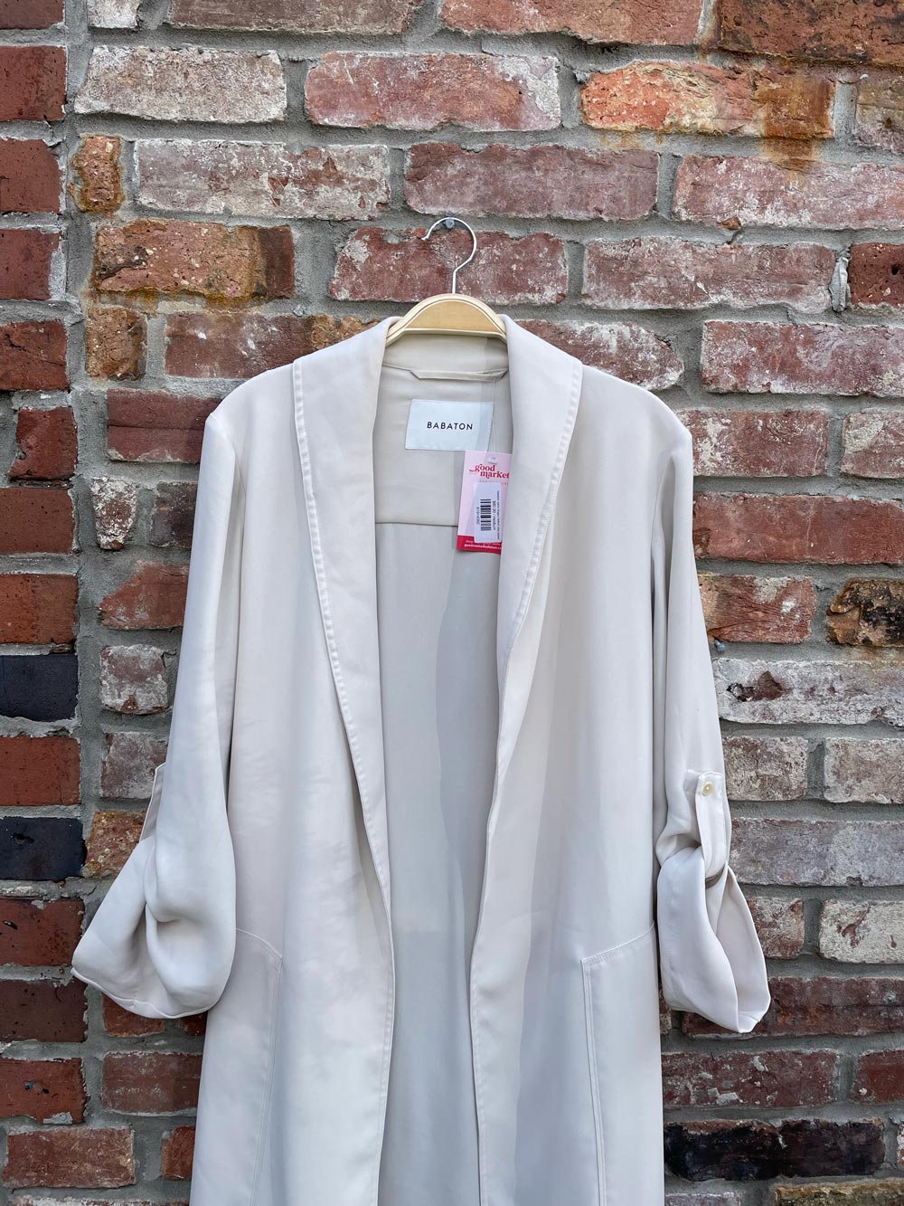 babaton kahlo drapey belted robe jacket