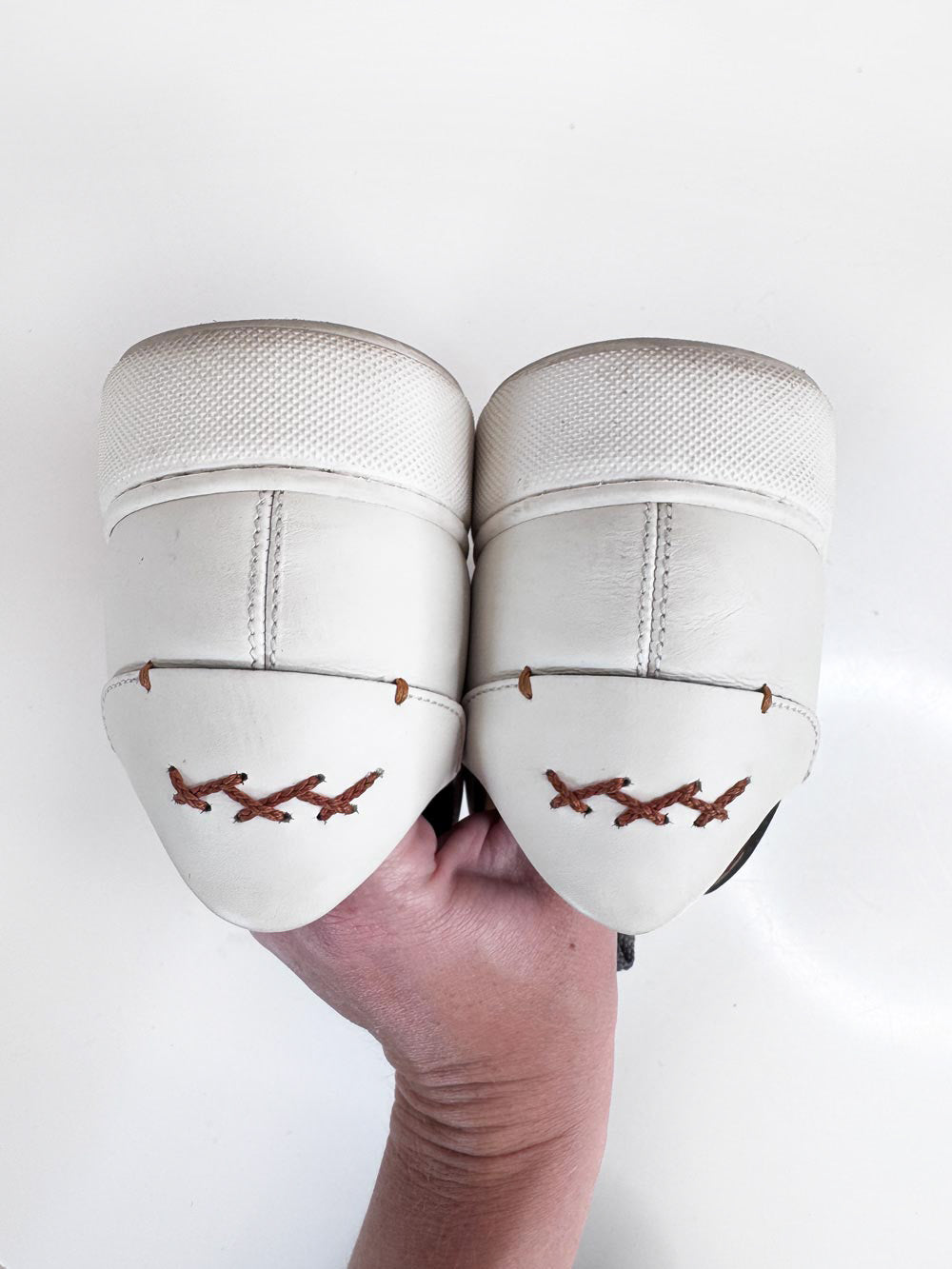 ermenegildo zegna couture tizano leather low-top sneaker