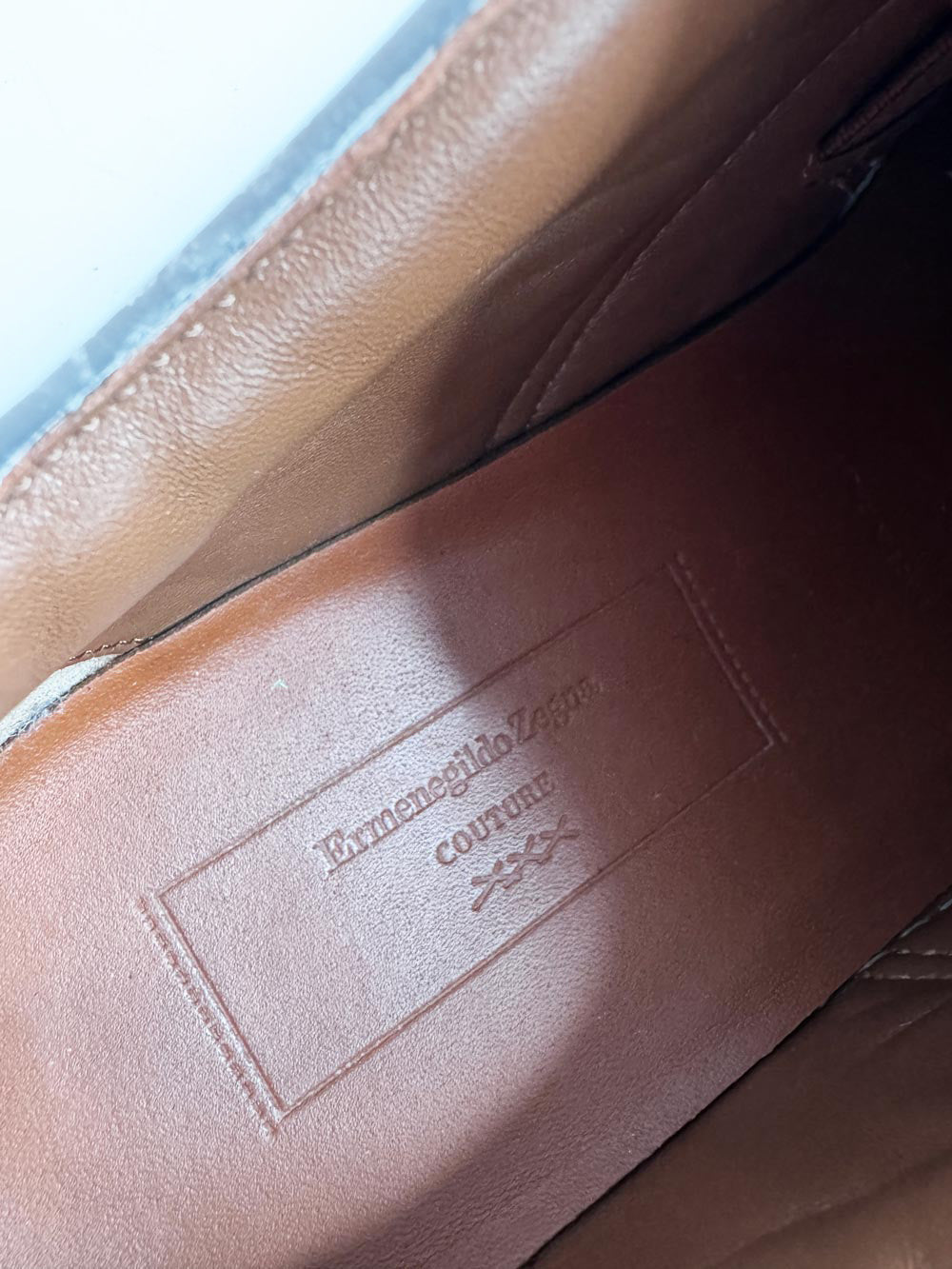 ermenegildo zegna couture tizano leather low-top sneaker