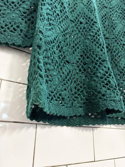 nwt vintage 90s cape island knitters loose crochet knit sweater - good market thrift store