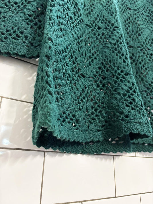 nwt vintage 90s cape island knitters loose crochet knit sweater - good market thrift store