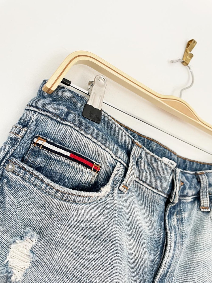 tommy hilfiger mom cut off denim shorts - good market thrift store