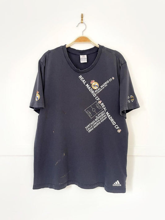vintage 00s adidas x real madrid tee - good market thrift store