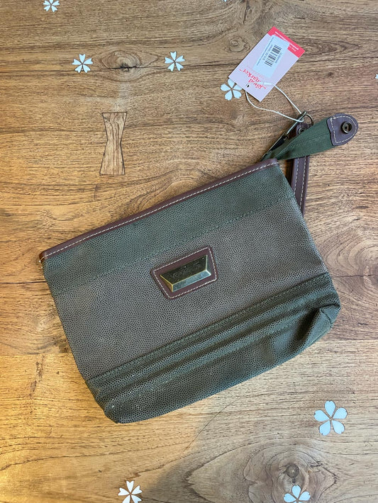 vintage 90s voyageur pebbled suede travel bag