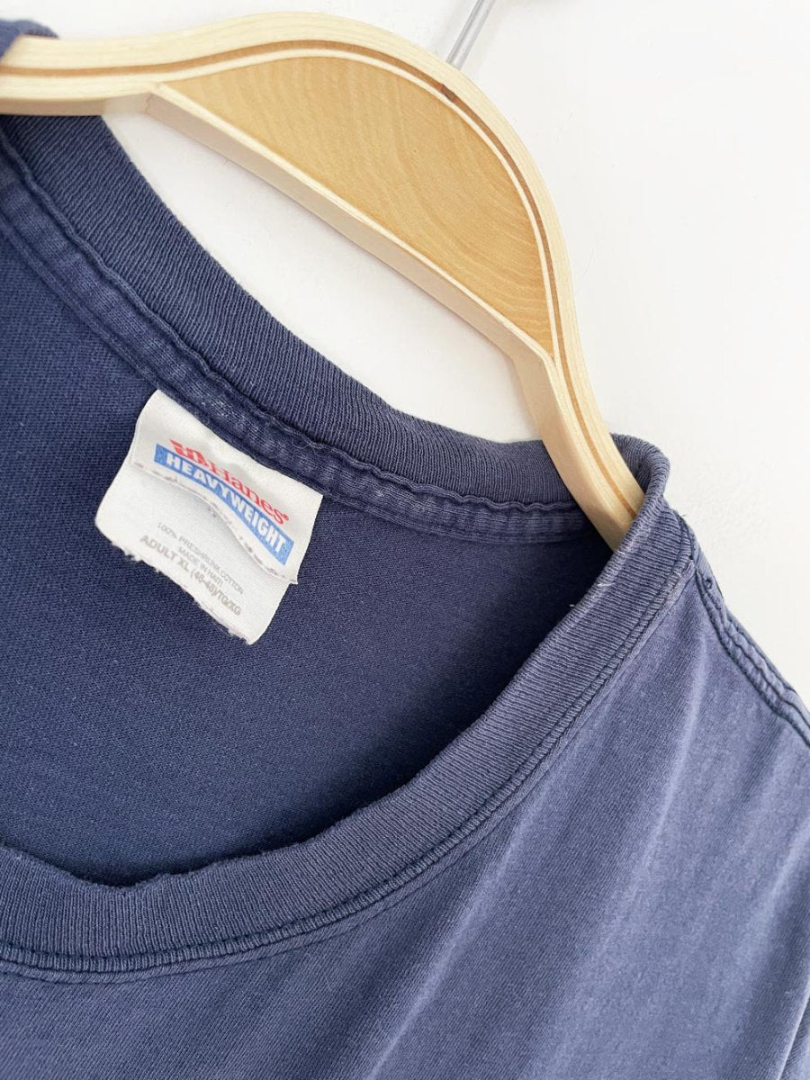 vintage 90s DUKE collegiate block letter tee - good market thrift store