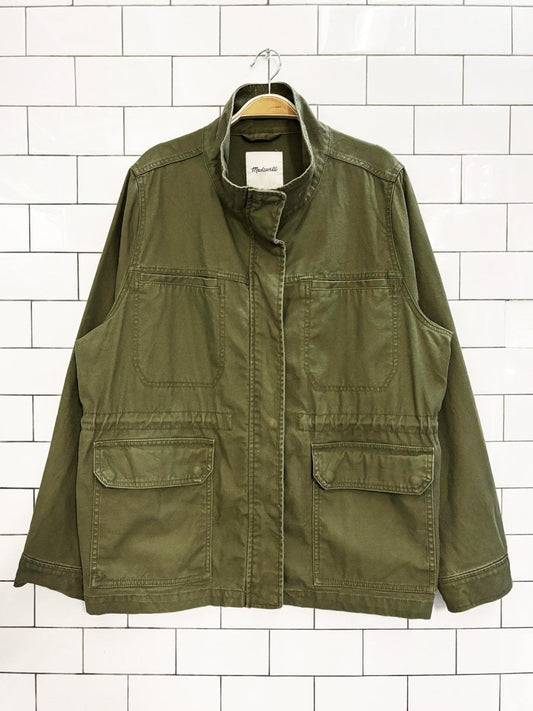 madewell passage military field utility jacket - good market thrift store